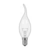Luxram 40W 240V SES/E14 Clear Flared Flame Bent Tip Candelux Candle Light Bulb