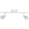 BELL 10379 Luna Twin GU10 White 2Lt Ceiling Fitting, 36 Cm