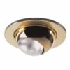 DAR Lighting Brass Plated R50 SES 40W 230V Eyeball Downlight