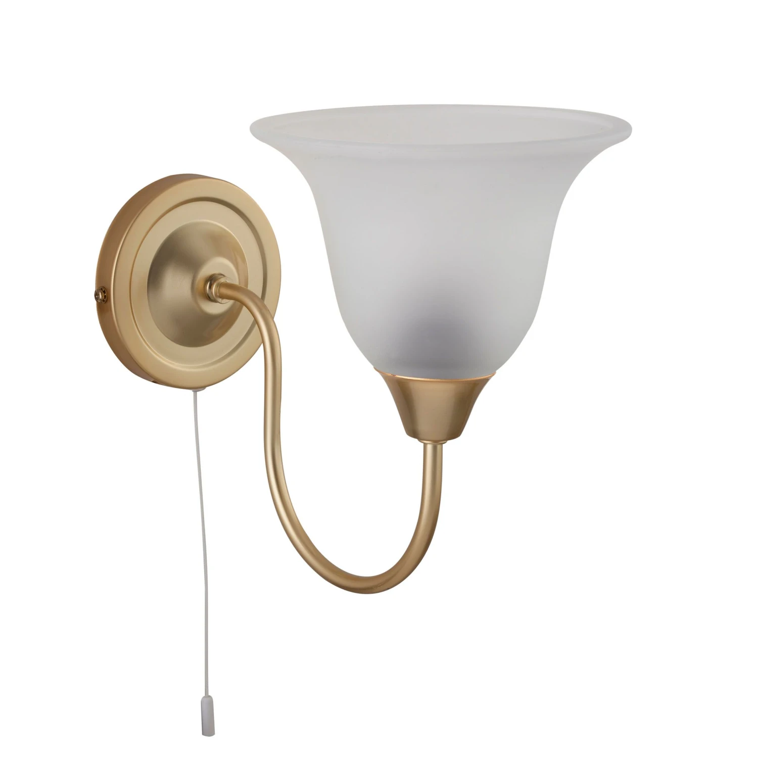 Firstlight 5577SB Savoy Satin Brass Single Wall Light 1 Firstlight 5577SB Savoy Satin Brass Single Wall Light