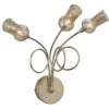 Firstlight 5728BBAM Cognac Brass With Amber Tint Glass 3 Light Wall Lamp