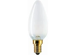 Philips 25W 240V SES/E14 35mm Matt Opal Candle Lamp