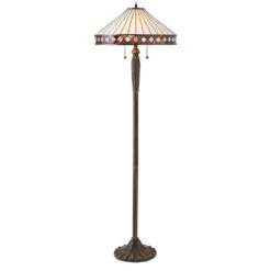 Interiors 1900 T004SH50-FB05 Tiffany Fargo Floor Lamp