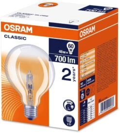 Osram 95mm Clear Globe Halogen Energy Saver 46W=60W ES E27 Dimmable -Light Haven Shop 7 7 1 71ohjge2edl. ac sl1125