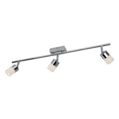 Pecan 3 Light Spot Bar Chrome Ceiling Light Fitting