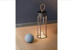 Flos In Vitro Unplugged Table Lamp, 2021 -Light Haven Shop Flos Philippe Starck In VitroUnplugged Anthracite orange life 1