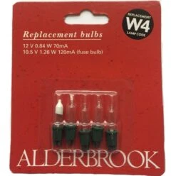 Alderbrook W4 12V 0.84 W 70mA Push In Clear Fairy Lights X4