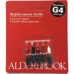 Alderbrook G4 6V 0.72W 120ma Push In Multi Colour Fairy Lights X4