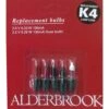 Alderbrook K4 2.5v 0.33W 130mA Push In Multi Colour Fairy Lights X4