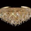 Diyas IL32107 Alexandra French Gold/Crystal 9 Light Ceiling Light