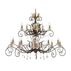 Elstead AML15 BRONZE Amarilli 15lt Chandelier Bronze