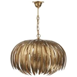 Dar Lighting ATT0535 Atticus 5 Light Pendant Gold