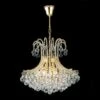 Diyas IL30217 Bask French Gold 6 Light Pendant Round Light