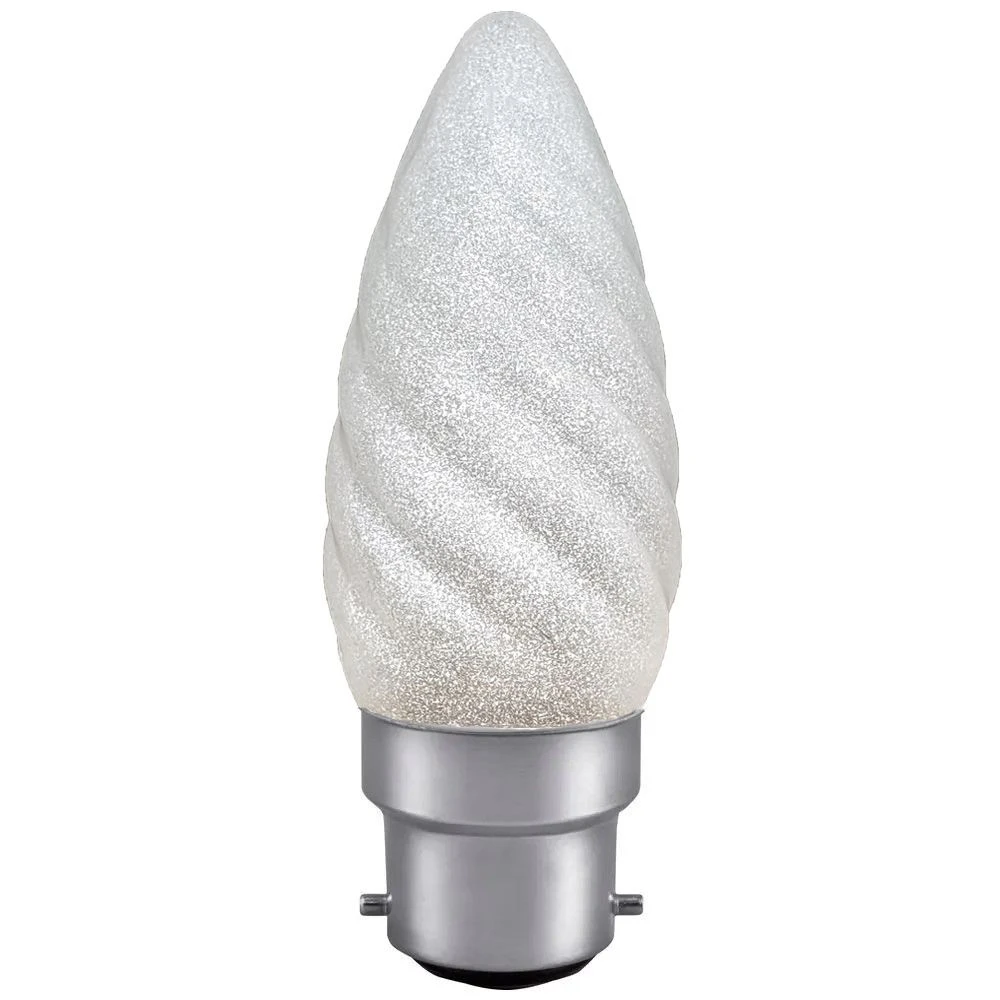 BELL 00480 25W BC B22d 90x35mm Dimmable Twisted Frosted Candle Light Bulb 1 BELL 00480 25W BC B22d 90x35mm Dimmable Twisted Frosted Candle Light Bulb