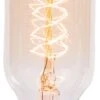 BELL 01497 60W Vintage Tubular Twisted Filament - ES/E27, Amber 108x45mm