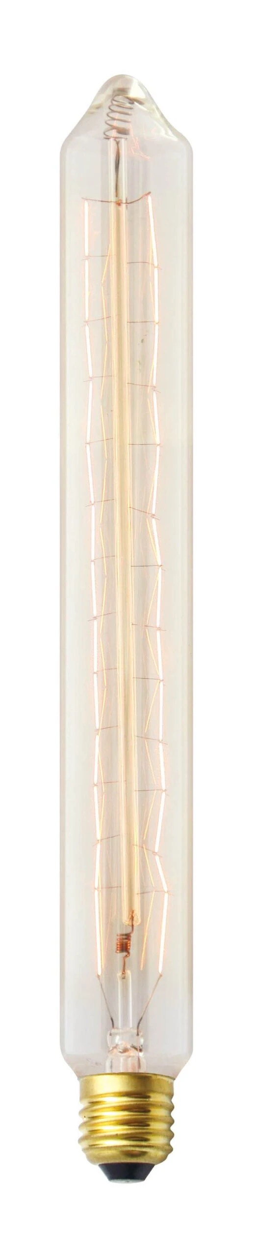 BELL 01499 60W Vintage Tubular Lamp - ES E27, Amber 315x40mm 1 BELL 01499 60W Vintage Tubular Lamp - ES E27, Amber 315x40mm