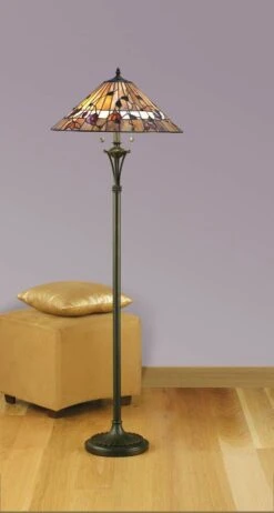 Interiors 1900 TG62/SHL-FB10 Tiffany Bernwood Floor Lamp