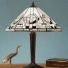 Interiors 1900 TM25M-BR133M Tiffany Metropolitan Medium Table Lamp