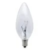 Various Candelabra 40W CES E12 Screw Cap Clear Candle Light Bulb