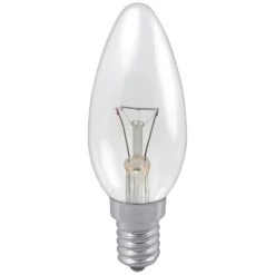 Bellight 60W SES/E14 230-240V Dimmable Clear 35mm Candle Light Bulb