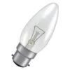 Crompton 240V BC-B22d 25W 35mm Candle Clear Light Bulb