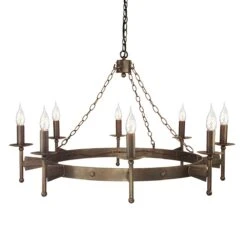 Elstead CW8 OLD BRZ Cromwell 8lt Chandelier Old Bronze