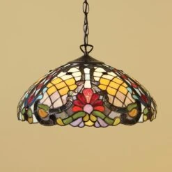 Interiors 1900 Diana 16" 410mm Tiffany Hanging Pendant Light
