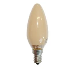 15W 230V E14 Candle Bulb Softone Terracotta Cappuccino Colour