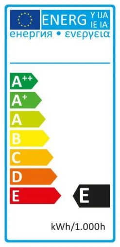 Crown Silver Top GLS A60 Pear Shape 100W ES/E27 Light Bulb (Bellight) -Light Haven Shop e e n energylabel e 4