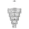 Dar Lighting ESC0650 Escala 6 Light Round Crystal Pendant