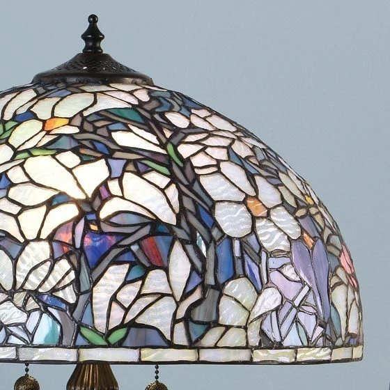 Interiors 1900 Magnolia 40cm Pendant Tiffany Light 2 Interiors 1900 Magnolia 40cm Pendant Tiffany Light - Image 2