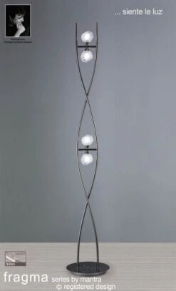Mantra M0816BC Fragma 170cm Black Chrome Floor Lamp 5 Mantra M0816BC Fragma 170cm Black Chrome Floor Lamp -Light Haven Shop f f r fragma m0816bc 1