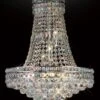 Diyas IL31420 Frances Polished Chrome/Crystal 14 Light Pendant Light