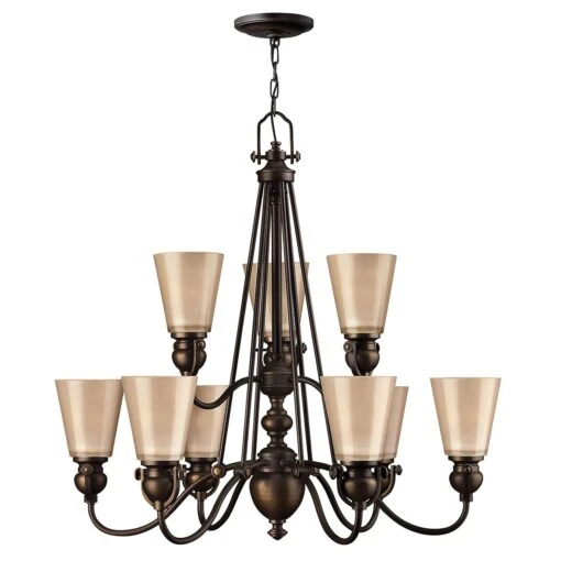 Hinkley HK/MAYFLOWER9 Mayflower 9lt Chandelier -Light Haven Shop h h k hkmayflower9