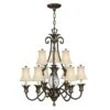 Hinkley HK/PLANT10 PZ Plantation 10lt Chandelier Pearl Bronze