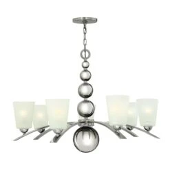 Hinkley HK/ZELDA7 PN Zelda 7lt Chandelier Polished Nickel