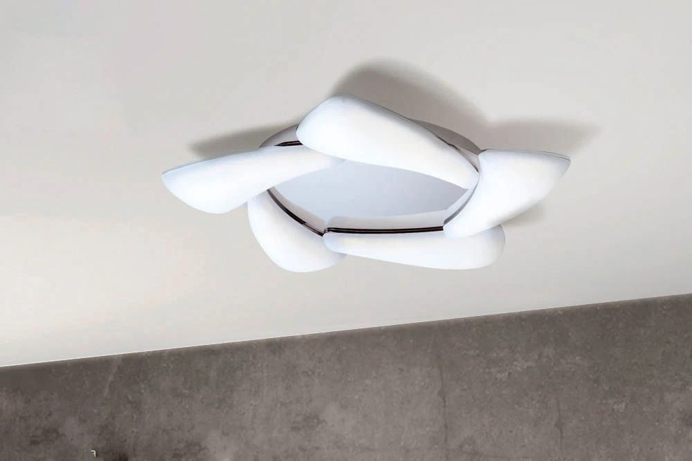 Mantra M3807 Mistral Ceiling 30W LED 3000K, Polished Chrome/Frosted Acrylic 1 Mantra M3807 Mistral Ceiling 30W LED 3000K, Polished Chrome/Frosted Acrylic