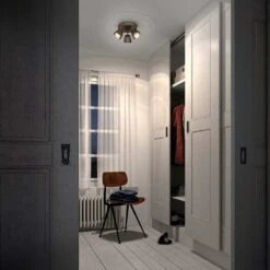 Philips MyLiving County Flush 3x 4W LED Light Bronze Spot Lights, Warm White -Light Haven Shop p p h philips led wand und deckenleuchte myliving county 3 2