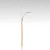 Mantra M4942 Phuket Floor Lamp 2 Light 21W Down 7W Up LED 3000K, Matt White/Beech