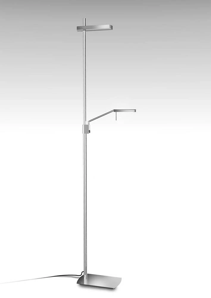 Mantra M4956 Phuket Floor Lamp 2 Light 21W Down 7W Up LED 3000K, Polished Chrome 1 Mantra M4956 Phuket Floor Lamp 2 Light 21W Down 7W Up LED 3000K, Polished Chrome