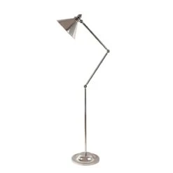 Elstead PV/FL PN Provence 1lt Floor Lamp Polished Nickel