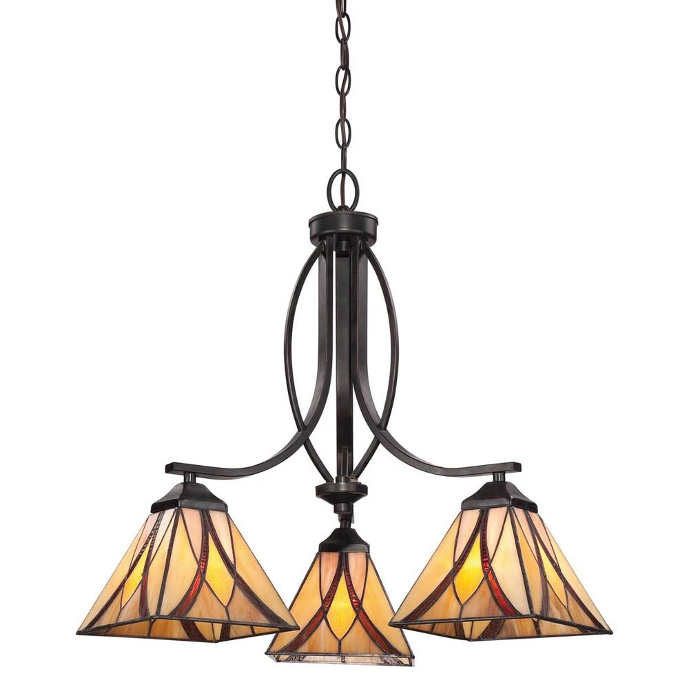 Quoizel QZ/ASHEVILLE3 Asheville 3lt Chandelier 1 Quoizel QZ/ASHEVILLE3 Asheville 3lt Chandelier