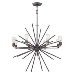 Quoizel QZ/CARNEGIE8 Uptown Carnegie 8lt Chandelier