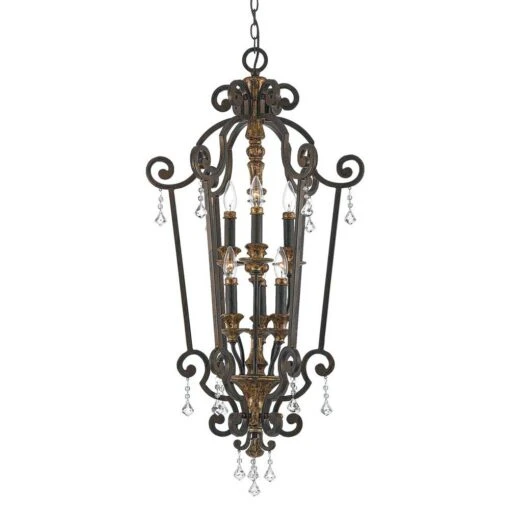 Quoizel QZ/MARQUETTE6/B Marquette 6lt Chandelier -Light Haven Shop q q z qzmarquette6b