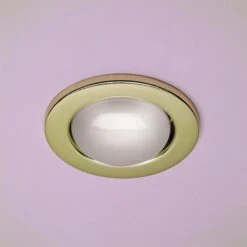Firstlight D110BR R80 Brass Recessed Downlight 100w MAX
