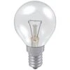 40W 230V SES E14 Dimmable 2700K Warm White Clear 45mm Round Light Bulb
