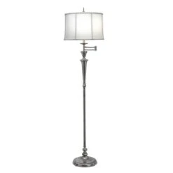 Stiffel SF/ARLINGTON AN Arlington Swing Arm Floor Lamp Antique Nickel