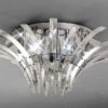 Diyas IL50442 Sinclair Polished Chrome 6 Light Ceiling Light