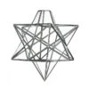 Loxton Lighting 300mm Star Pendant Glass With Chrome Framework