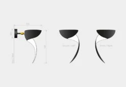 Petite Applique Flamme, 1962 8 Petite Applique Flamme, 1962 -Light Haven Shop serge mouille applique flamme 3